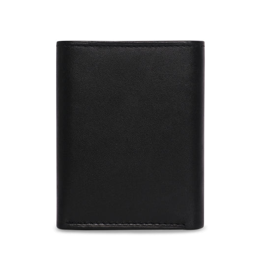 Lambskin Horizontal Card Trifold Wallet