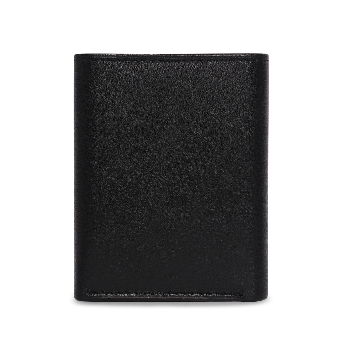 Lambskin Vertical Card Trifold Wallet