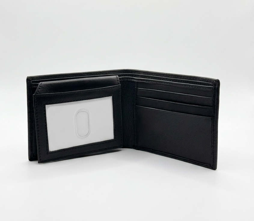 Lambskin Top Flap Bifold Wallet
