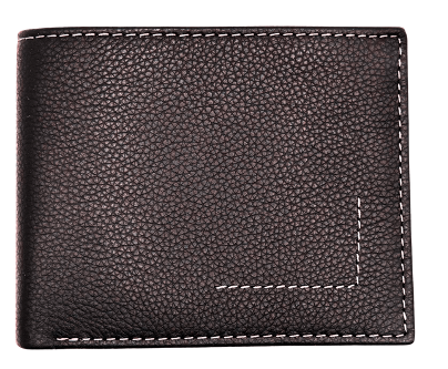 Natural Grain L- Stitch Bifold Wallet
