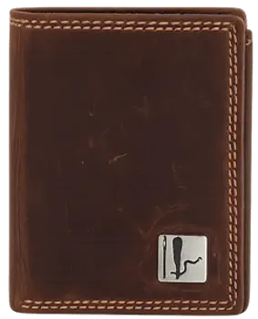 Hunter Double Stitch Trifold Wallet - Needle and Awl