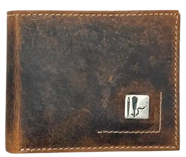 Hunter L- Stitch Bifold Wallet - Needle and Awl
