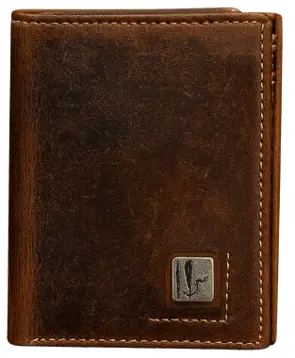 Hunter L-Stitch Trifold Wallet - Needle and Awl