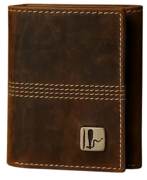 Hunter Three Stitch Trifold Wallet - Needle and Awl