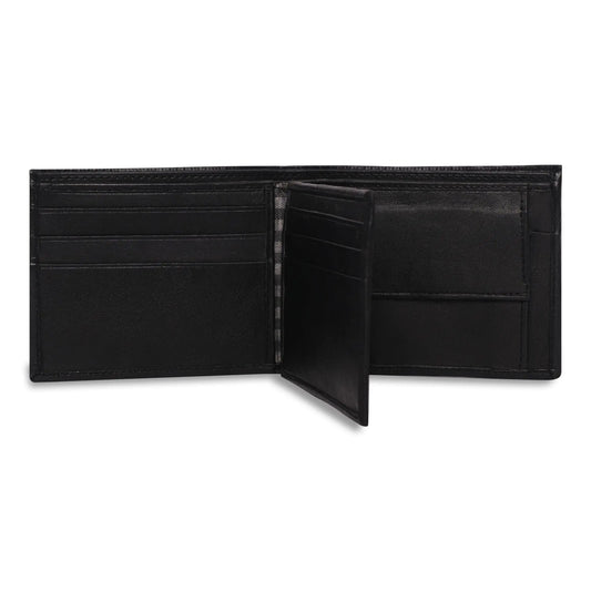 Lambskin Center Flap with Coin Pocket Bifold Wallet - Needle and Awl